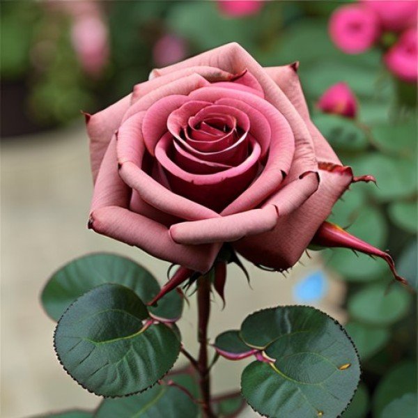 Роза чайно-гибридная "Акапелла"
