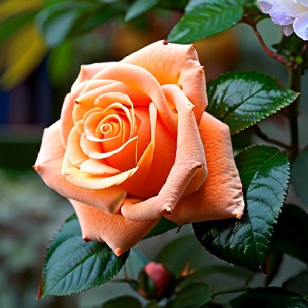 Роза миниатюрная Мандарин