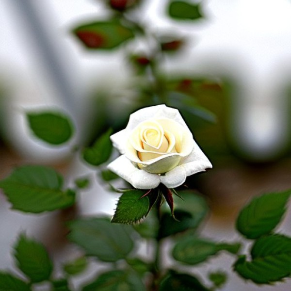 Роза миниатюрная Вайт Морсдаг (Вит Морсдаг)