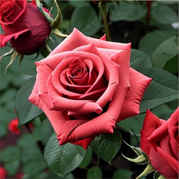 Роза английская парковая Дарси Бассел