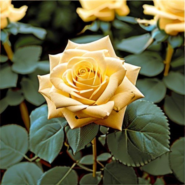 Роза английская парковая Голден Селебрейшен